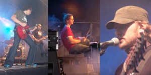 Liveeindruck der Band zu dritt