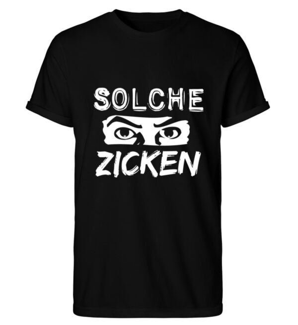 SOLCHE ZICKEN - Herren RollUp Shirt-16