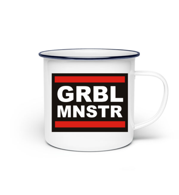 Tasse "Grübelmonster" - Emaille Tasse-3