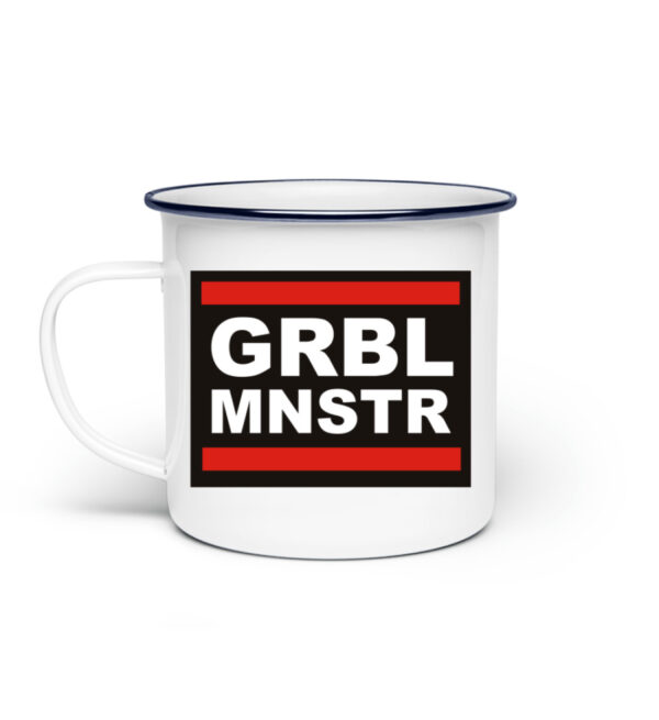 Tasse "Grübelmonster" - Emaille Tasse-3