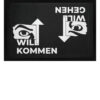 Fussmatte - Fußmatte mit Gummirand-16